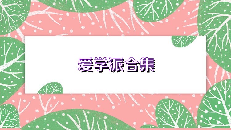 爱学派合集