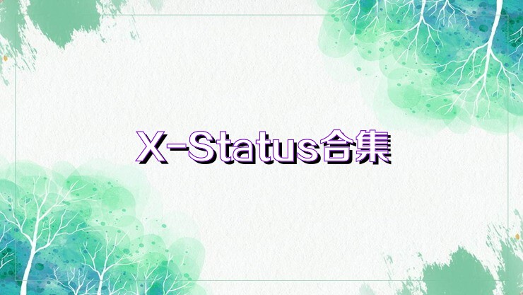 X-Status合集