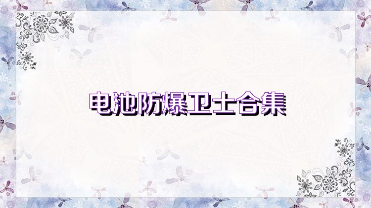 电池防爆卫士合集