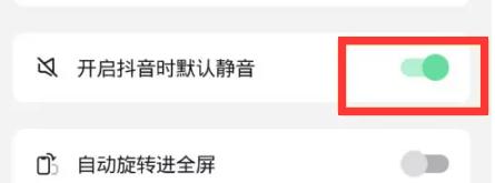 怎么设置抖音开启时默认静音