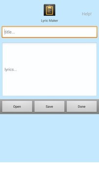 Lyric Maker3