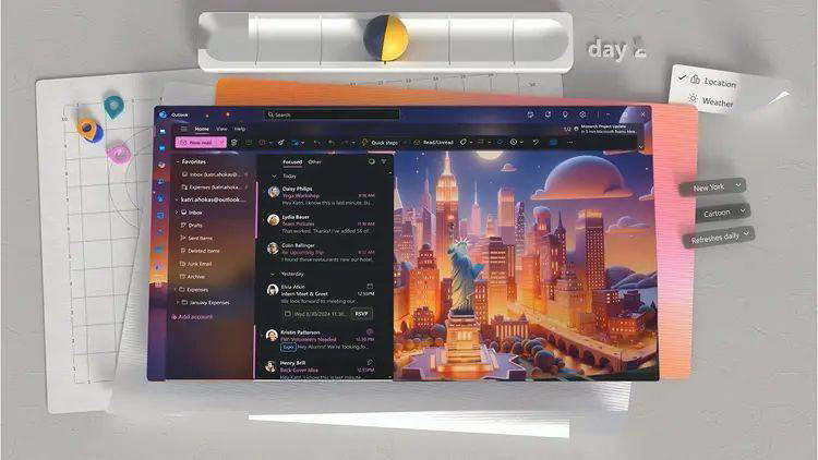 微软Outlook升级，AI主题功能让邮件界面焕发新生