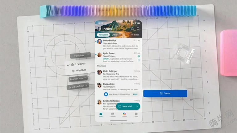 微软Outlook再升级！全新AI主题功能，让你的邮件更有个性