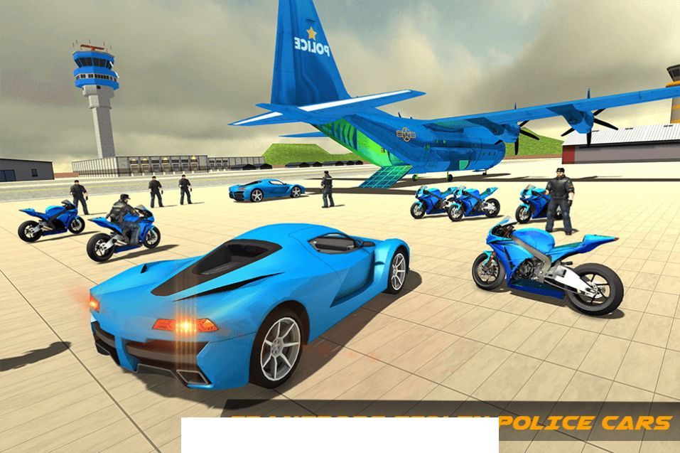 Police Transport And Shooting Game0