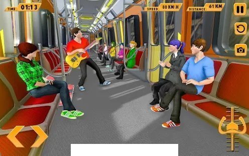 Modern Train Driving Simulator: City Train Games1