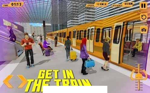 Modern Train Driving Simulator: City Train Games3