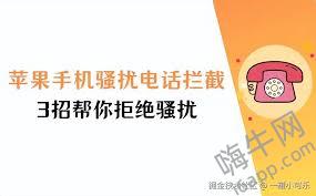 苹果手机拦截骚扰电话信息超简洁方法