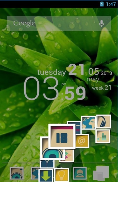 新型圆形桌面启动器5
